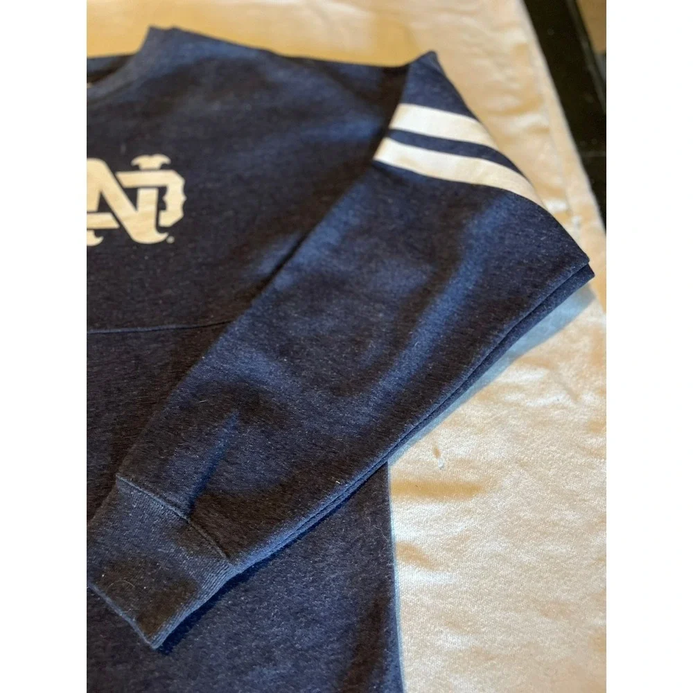 Notre Dame Fighting Irish NCAA Top Gray Long Sleeve‎ Spirit Jersey